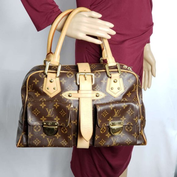 Auth Louis Vuitton Monogram Manhattan GM Hand Bag - Picture 14 of 15